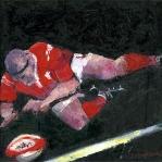 Feel The Passion Collection - First Try Rugby Prints - Oil